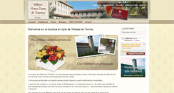 Desktop Screenshot of boutique.abbaye-tournay.com